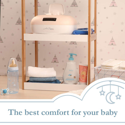 La Caresse Baby Wipe Warmer - Baby Essentials for Girls - Wet Wipe Dispenser - Adjustable Heat Settings Digital Display - Pink - Calentador de Wipes para Bebes - Blue