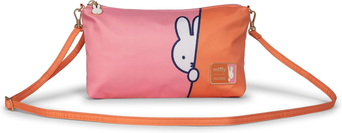 Miffy Flower Fields Diaper Clutch Wristlet with Crossbody Strap Case