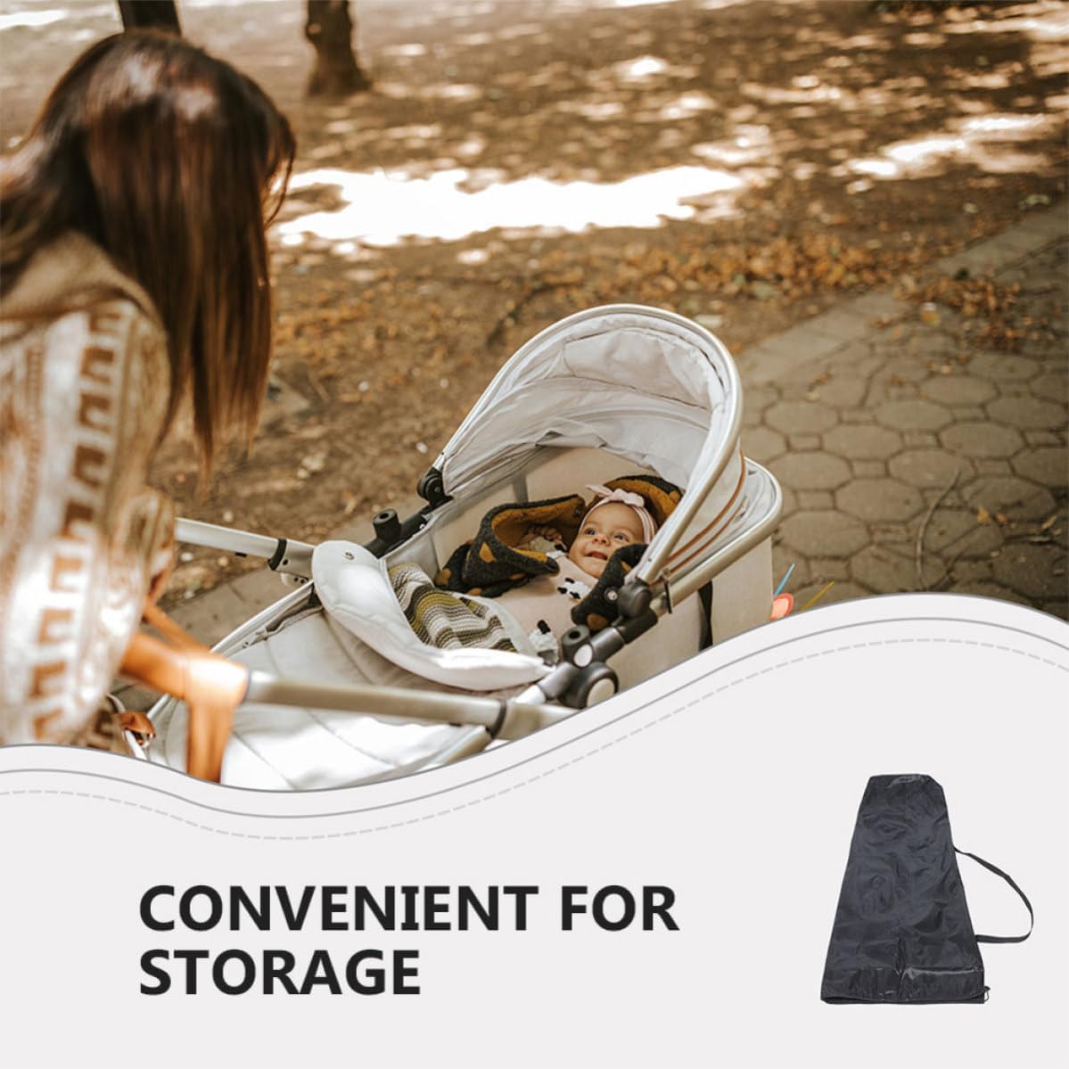 2pcs Stroller Travel Bag for Airplane Travel with Reinforced Seams