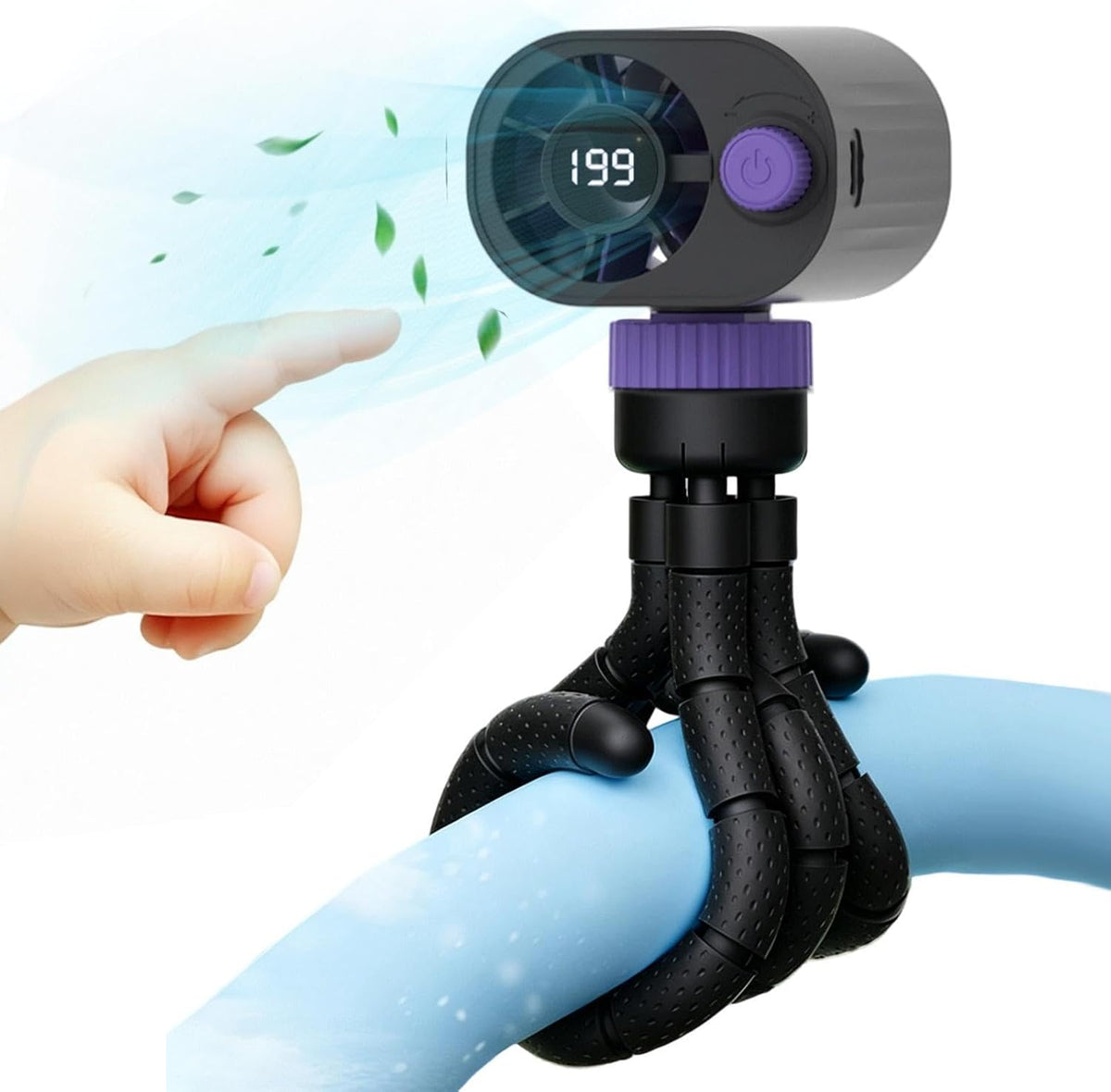 2026 Upgrade Octopus Flexible Tripod Fan Semiconductor Refrigeration