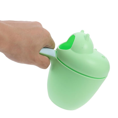 Hippo Style Baby Shampoo Rinser Bath Cup Waterfall Rinser Baby Bath Cups for Rinsing Easy to Hold