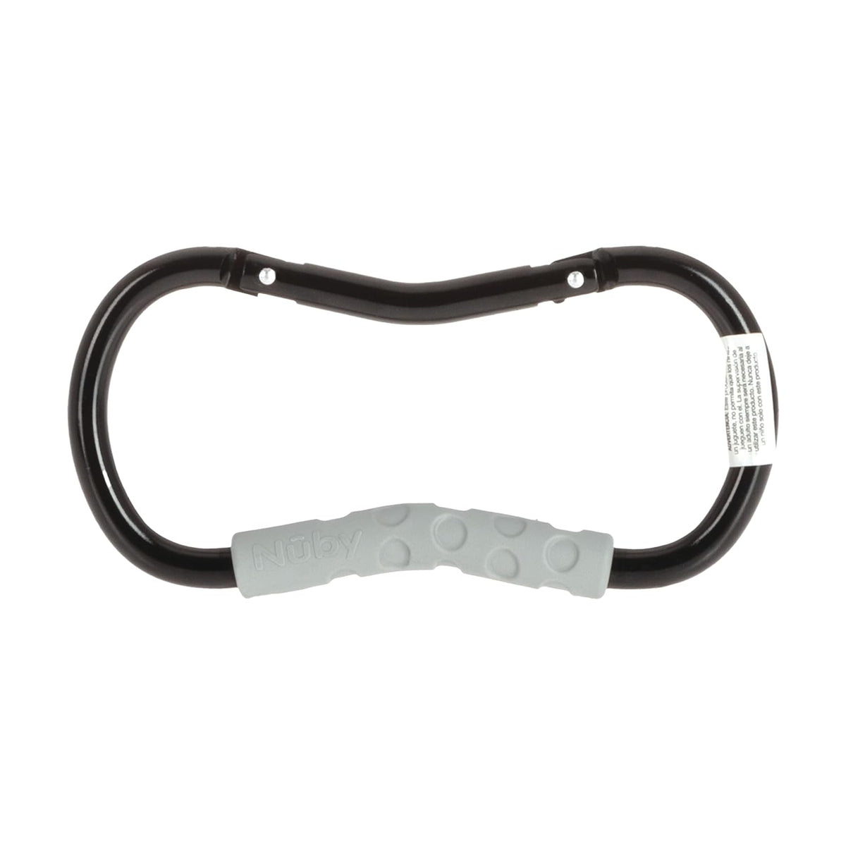 Nuby Handy Hook Stroller Organizer Set| 4 Pack | for Shopping Bags, Diaper Bags, Keys, Toys | 1 Large Carabiner Hook, 1 Small Carabiner Hook and 2 Stroller Clips