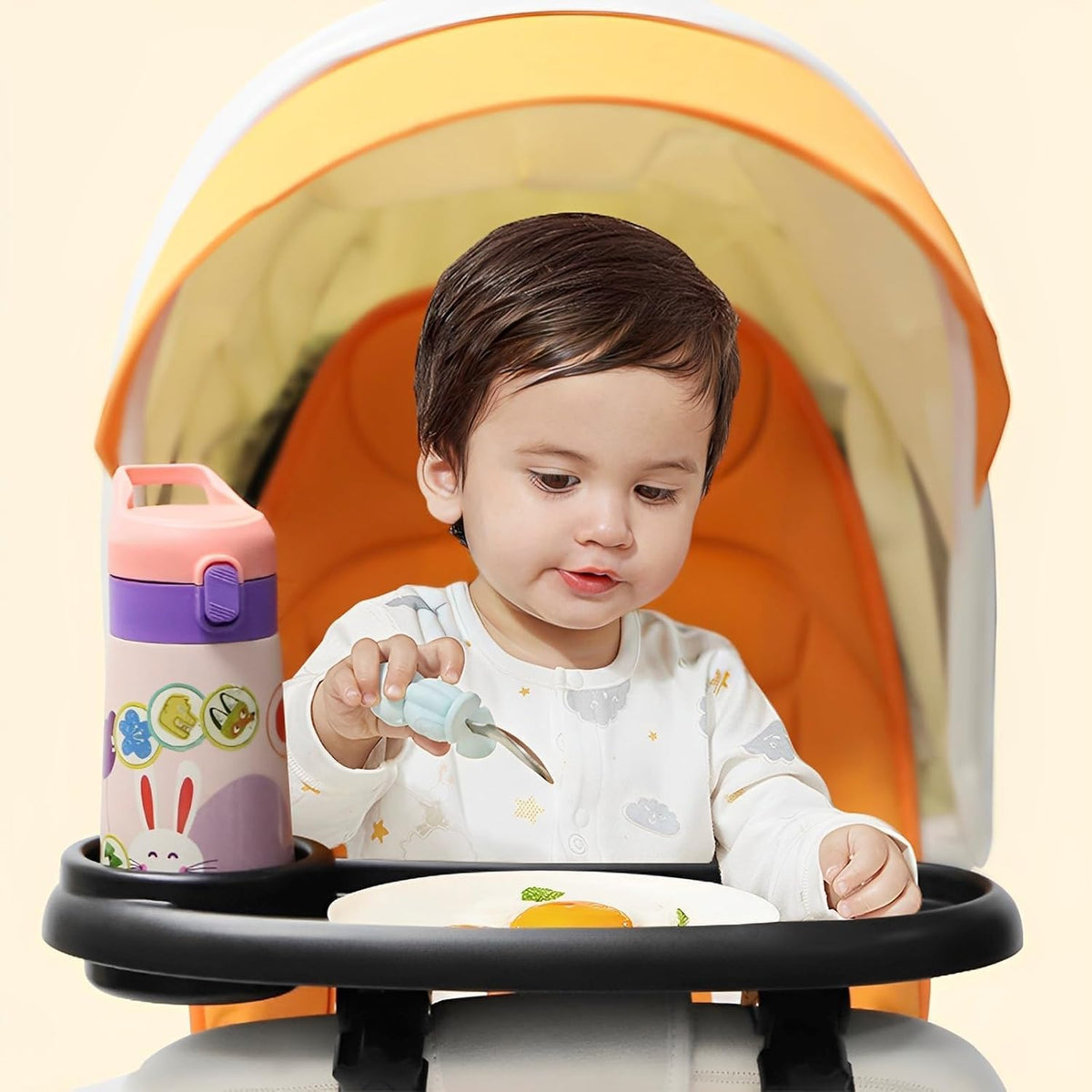 Stroller Snack Tray for Mockingbird/Baby Jogger City Mini GT2, with Cup Holder and Phone Holder
