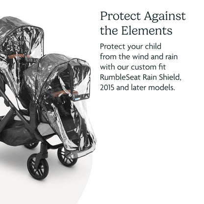 RumbleSeat Rain Shield/Compatible with RumbleSeat Models 2015-2019, V2, V2+, and V3 / Waterproof and Windproof Coverage/Ventilated Design/Quick Attachment/Easy Access to Child