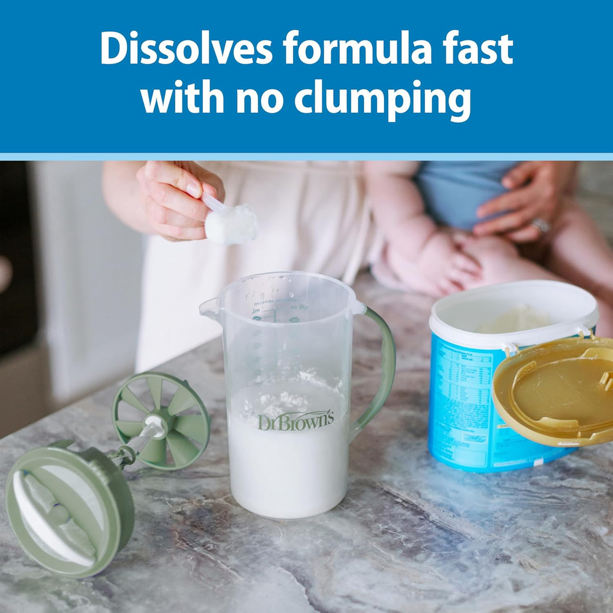Formula Mixing Pitcher, Olive, 1-Pack