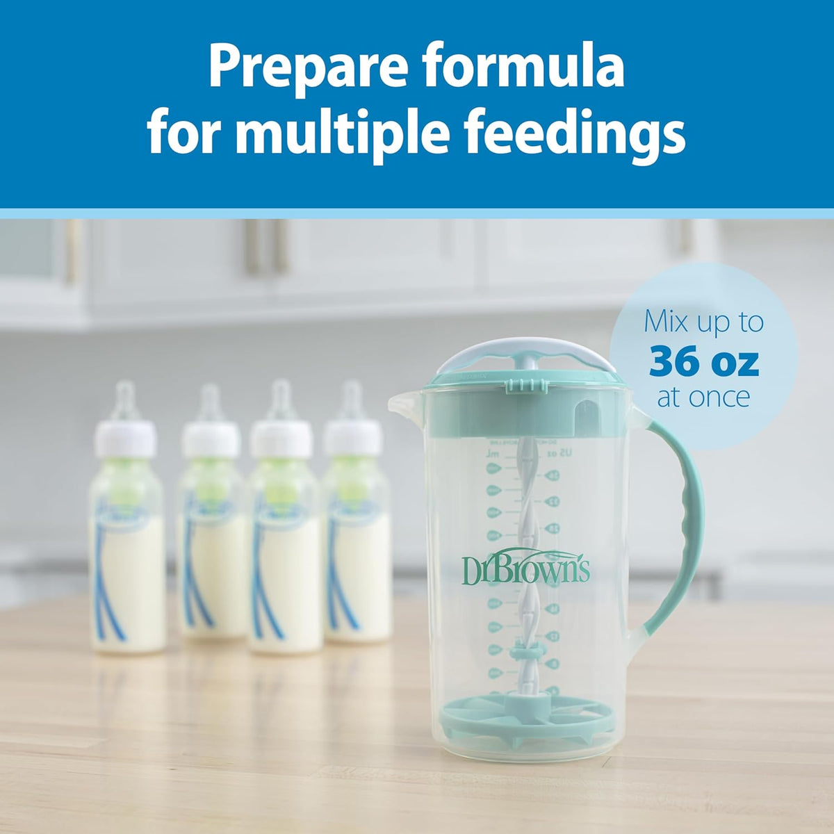 Formula Mixing Pitcher, Olive, 1-Pack