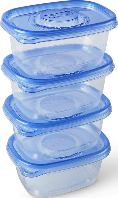 Glad GladWare Medium Rectangle Food Storage Containers, 24 Oz