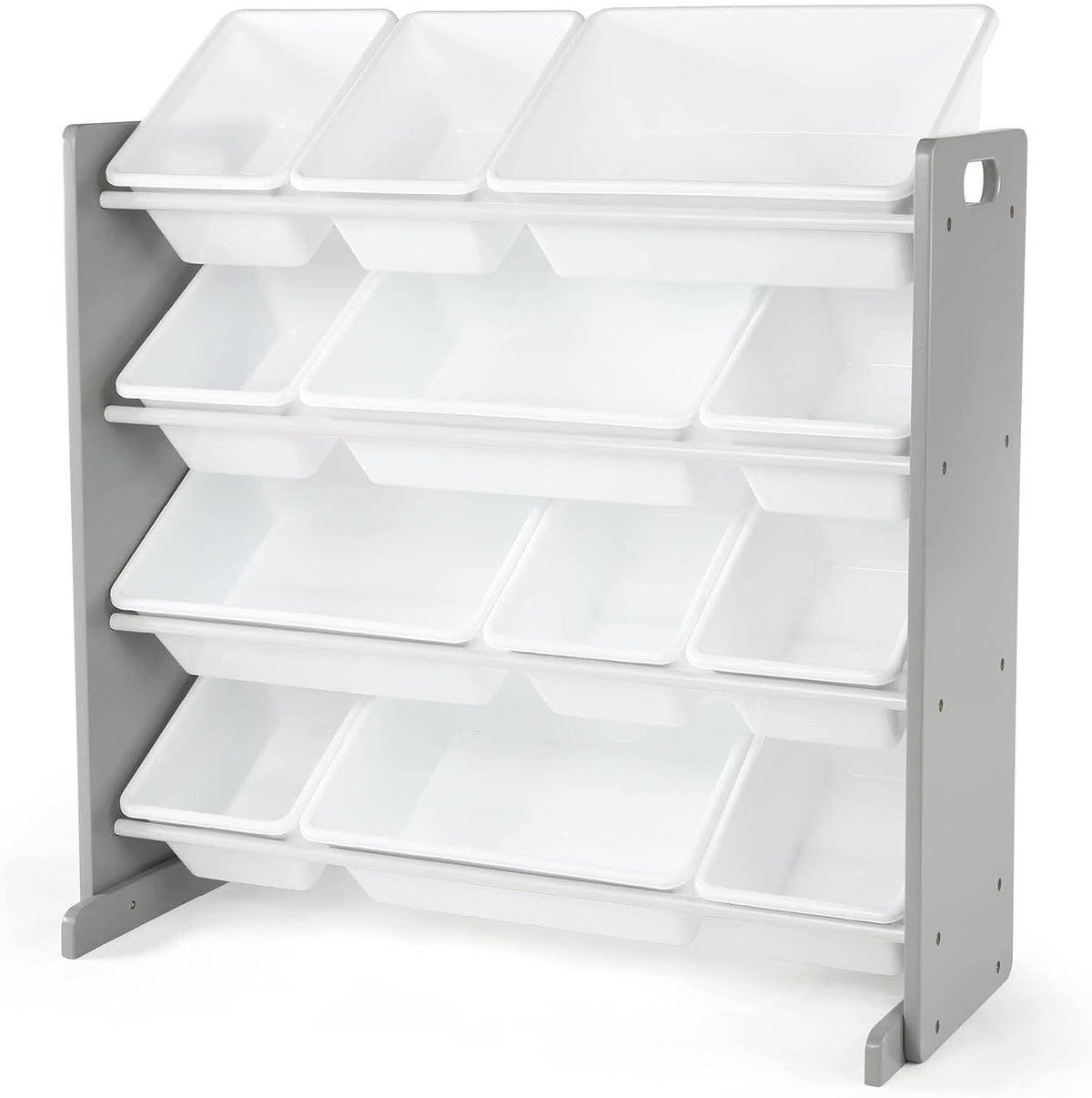 Kids Toy Organizer with 12 Bins, 4 Tier Storage for Playroom