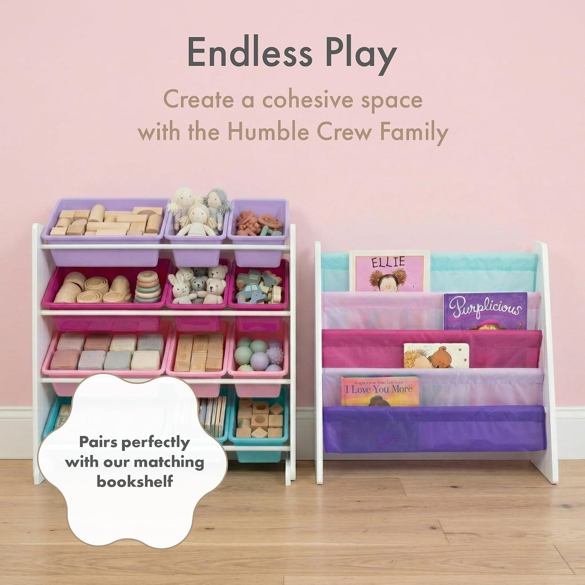 Kids Toy Organizer with 12 Bins, 4 Tier Storage for Playroom