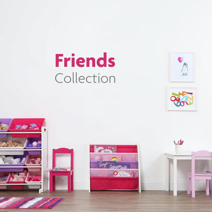 Kids Toy Organizer with 12 Bins, 4 Tier Storage for Playroom