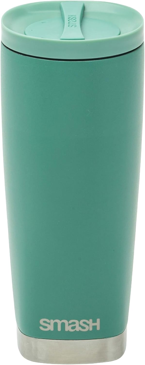 Stainless Steel Reusable Twist and Lock Coffee Travel Mug/Flask 475ml/ 16oz