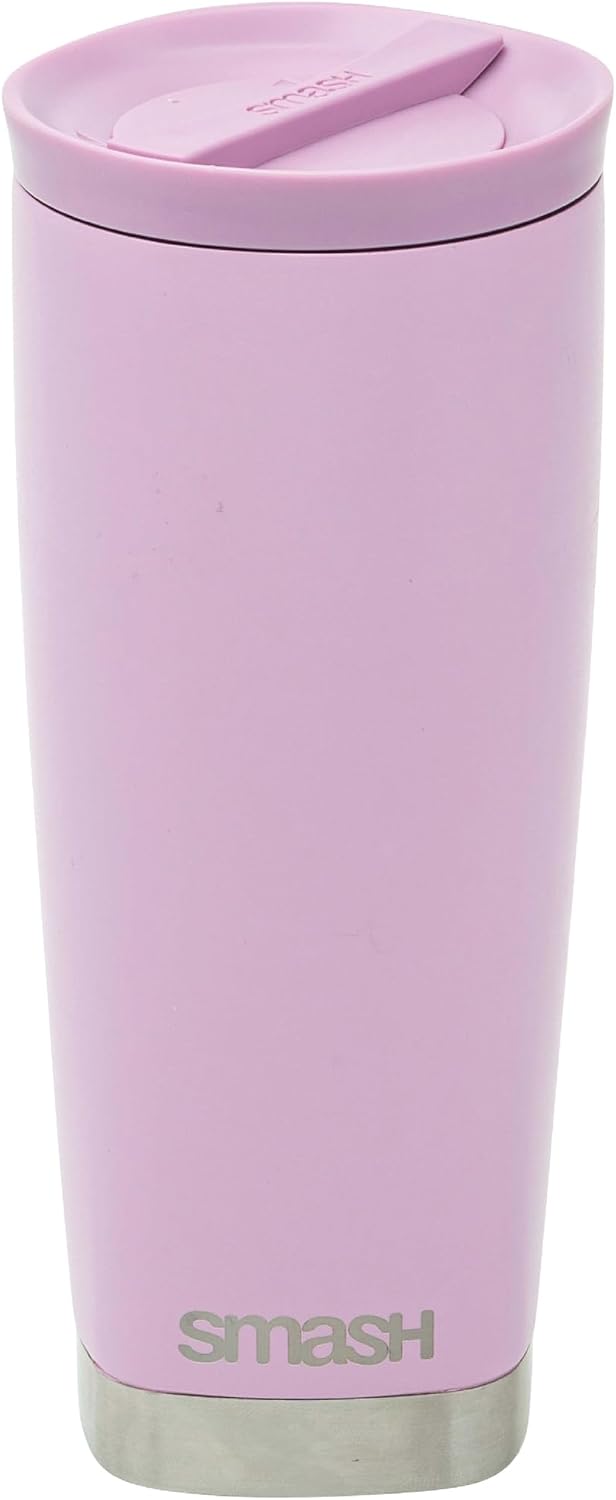 Stainless Steel Reusable Twist and Lock Coffee Travel Mug/Flask 475ml/ 16oz