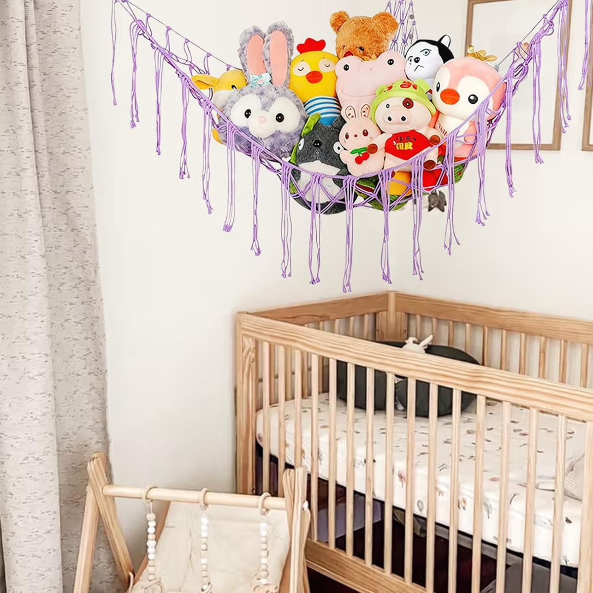 Stuffed Animal Hammock,Stuffed Animal Storage Net,Toy Pet Plushie Net
