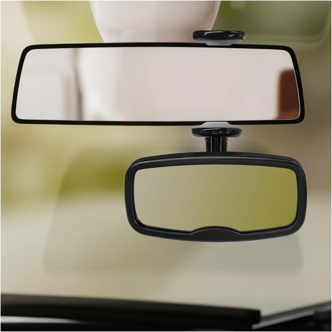 Baby Car Mirror, 360° Swivel Clip-On Car Interior Rearview Mirrors