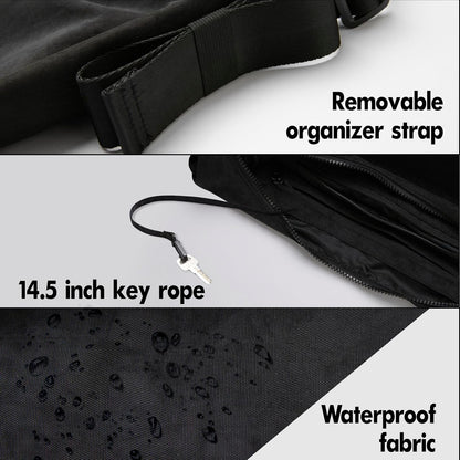 Medium Nylon Crossbody Crescent Bag: Slouchy Style Shoulder Casual with Adjustable Strap
