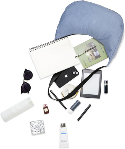 Medium Nylon Crossbody Crescent Bag: Slouchy Style Shoulder Casual with Adjustable Strap