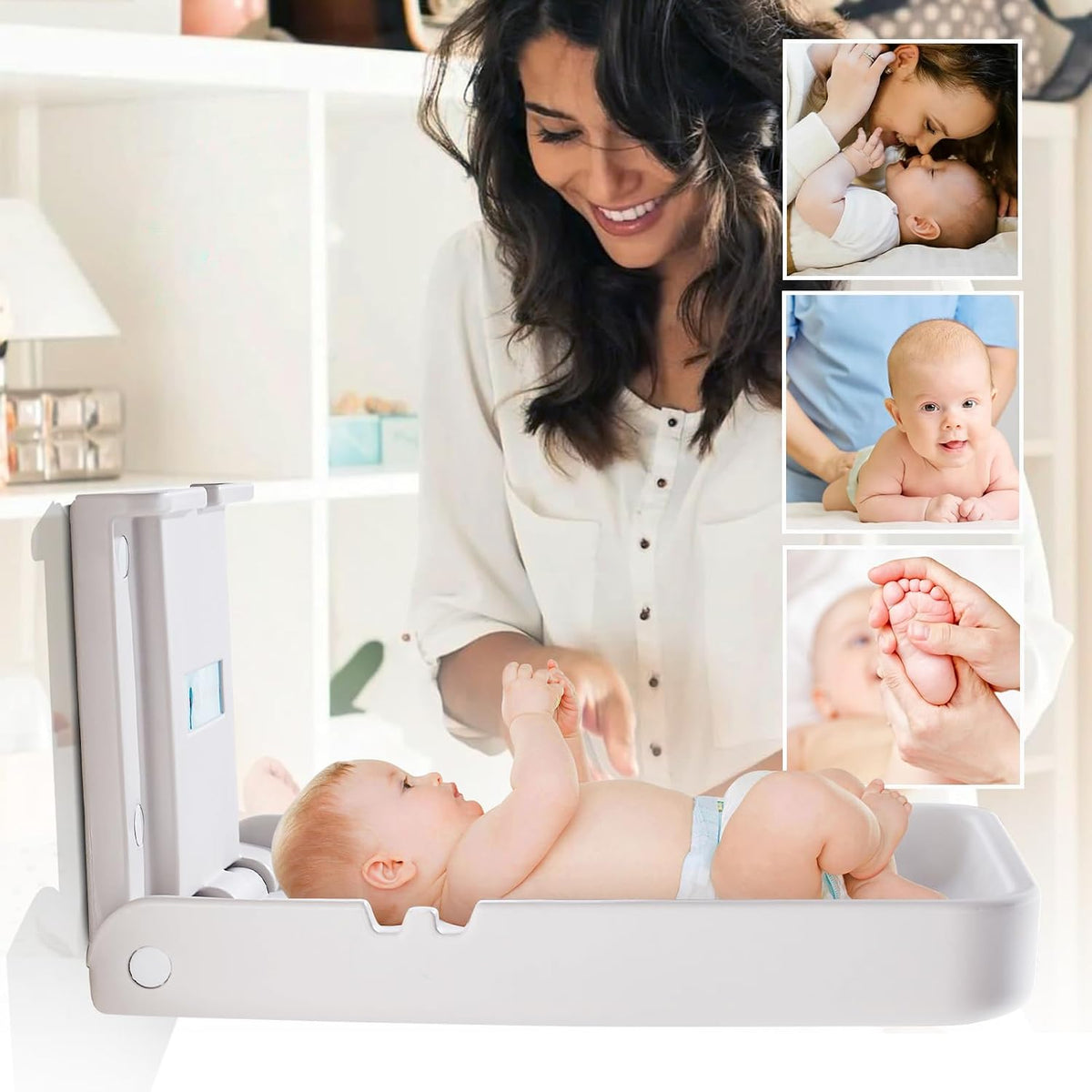 Baby Changing Station Wall Mounted,Horizontal
