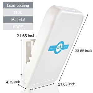 Baby Changing Station Wall Mounted,Horizontal