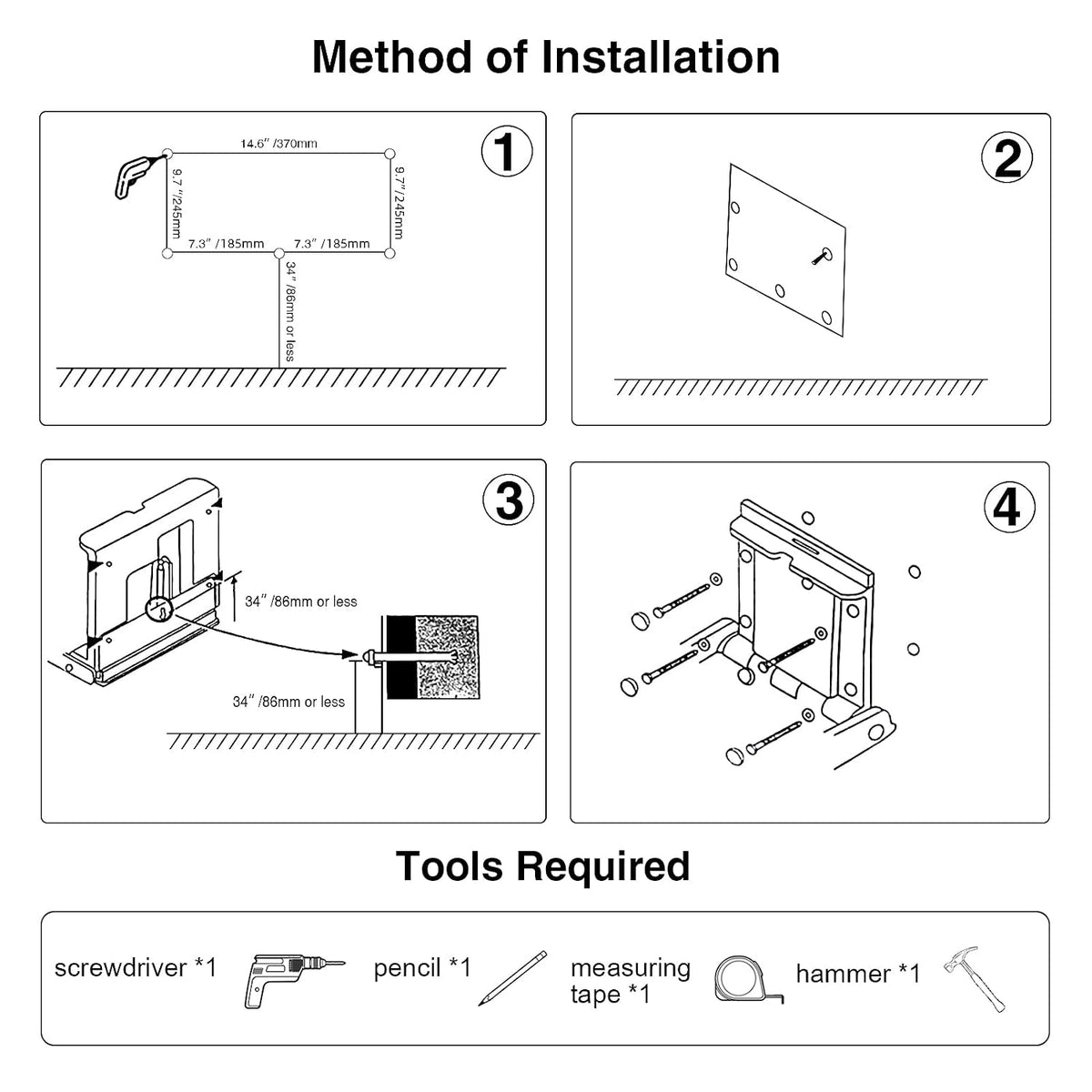 Baby Changing Station Wall Mounted,Horizontal
