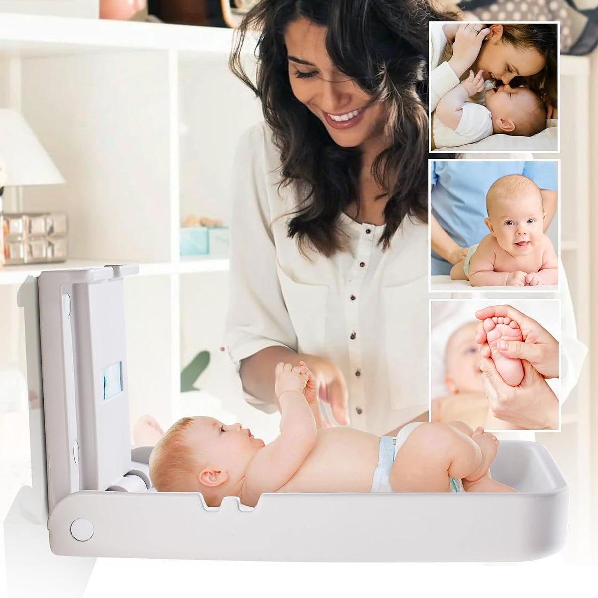 Baby Changing Station Wall Mounted,Horizontal