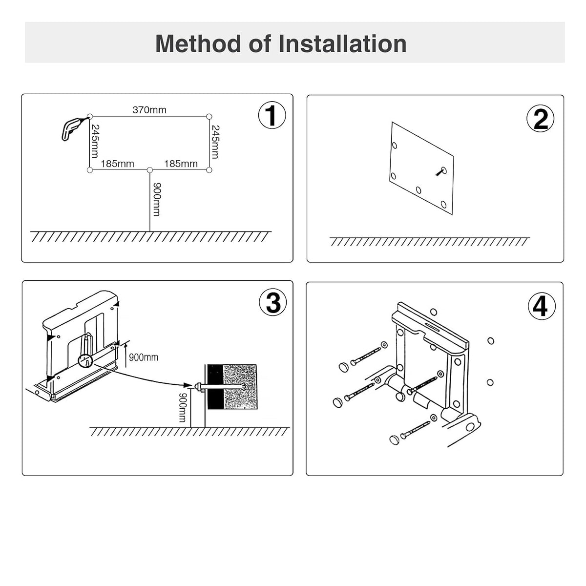 Baby Changing Station Wall Mounted,Horizontal