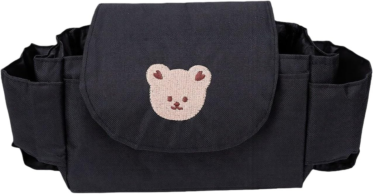 Stroller Organizer Bag, Two Insulated Cup Holders, Polyester