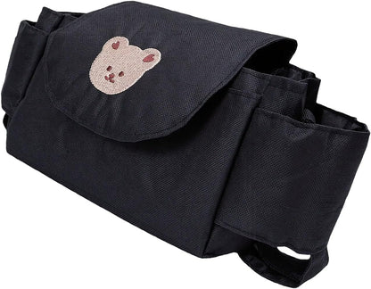 Stroller Organizer Bag, Two Insulated Cup Holders, Polyester