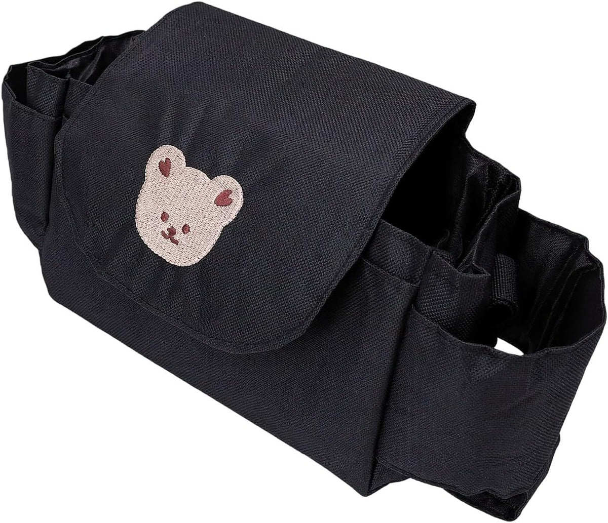 Stroller Organizer Bag, Two Insulated Cup Holders, Polyester