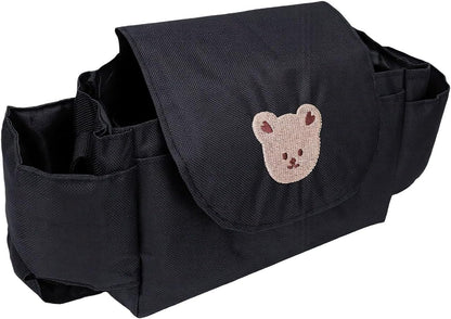 Stroller Organizer Bag, Two Insulated Cup Holders, Polyester