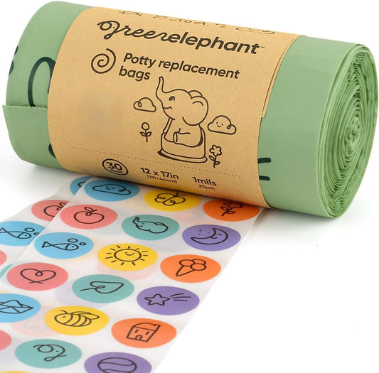 Travel Potty Bags-Potty Liners for Portable Potty,Bags for Portable Toilet,Liners Disposable Kids,Potty Training Liners Disposable