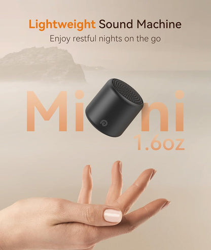 Portable White Noise Machine, 1000mAh Battery, Travel Sleep, Cream