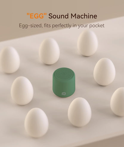 Portable White Noise Machine, 1000mAh Battery, Travel Sleep, Cream