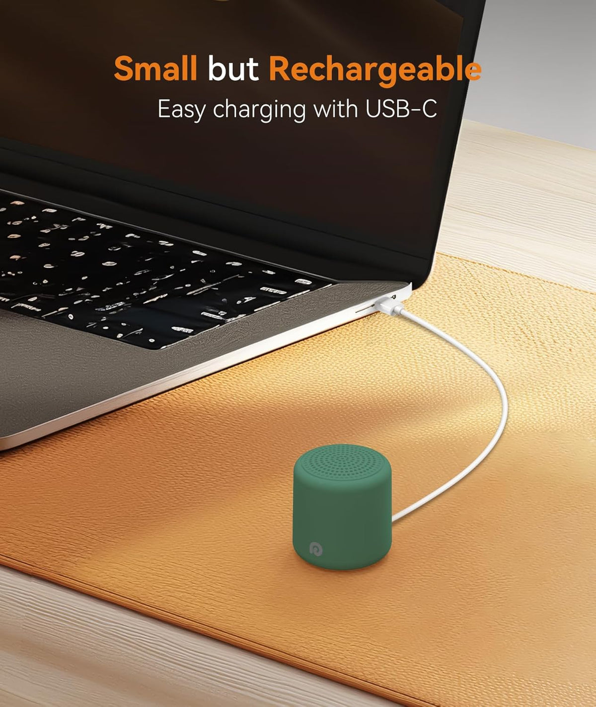 Portable White Noise Machine, 1000mAh Battery, Travel Sleep, Cream