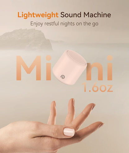 Portable White Noise Machine, 1000mAh Battery, Travel Sleep, Cream