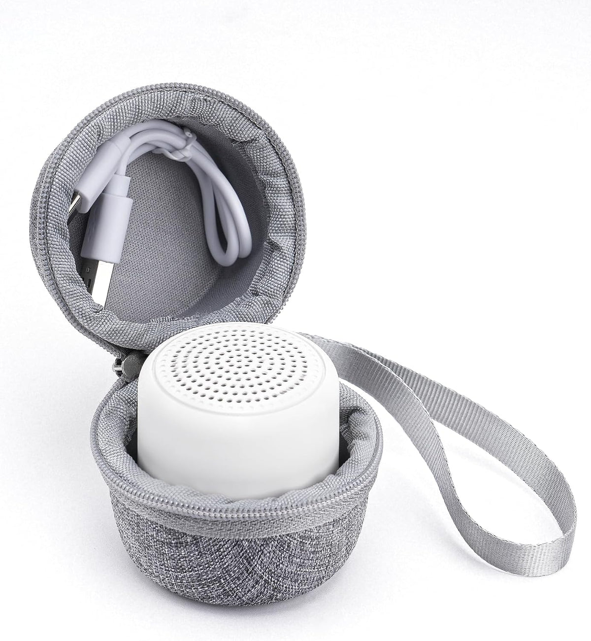 Portable White Noise Machine, 1000mAh Battery, Travel Sleep, Cream