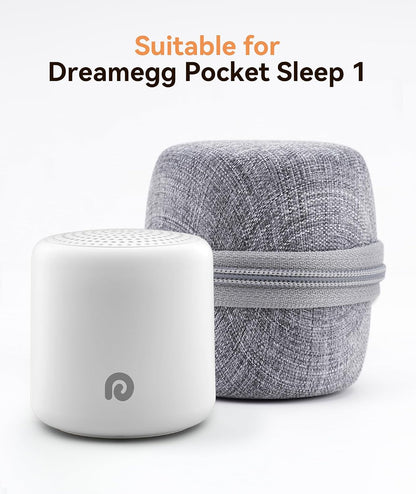 Portable White Noise Machine, 1000mAh Battery, Travel Sleep, Cream