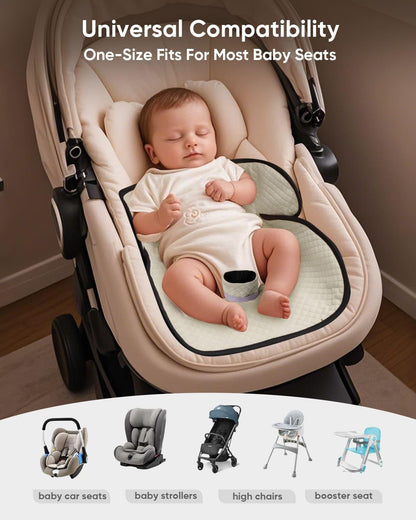 Baby Potty Training Car Seat Protector Cover, Beige