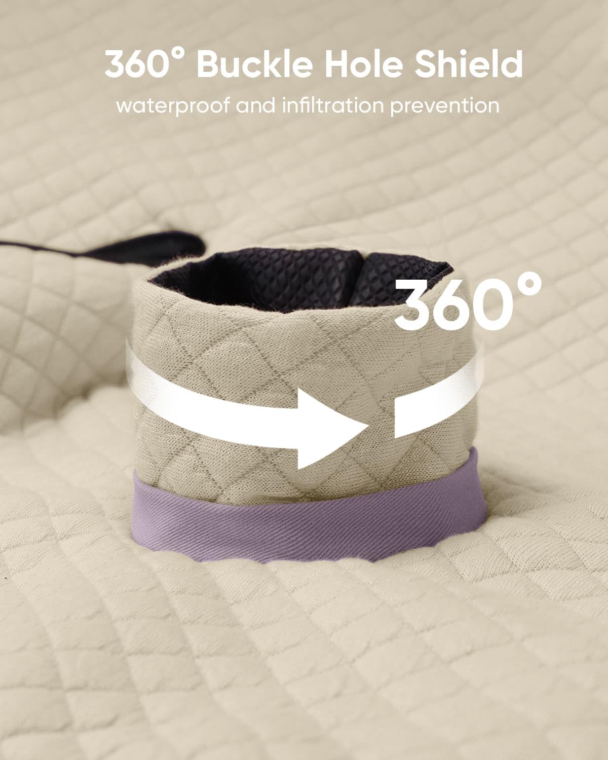 Baby Potty Training Car Seat Protector Cover, Beige