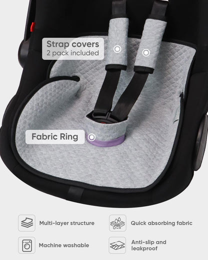 Baby Potty Training Car Seat Protector Cover, Beige