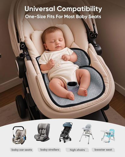 Baby Potty Training Car Seat Protector Cover, Beige