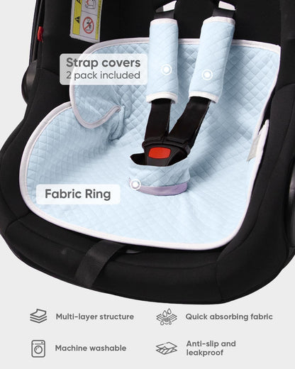 Baby Potty Training Car Seat Protector Cover, Beige