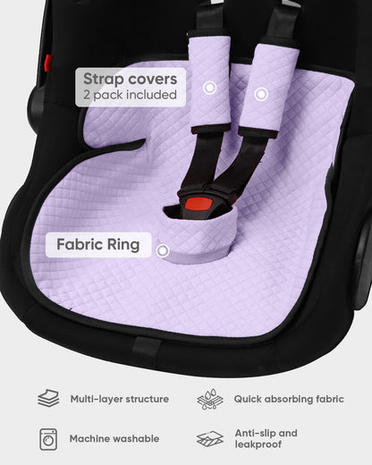Baby Potty Training Car Seat Protector Cover, Beige