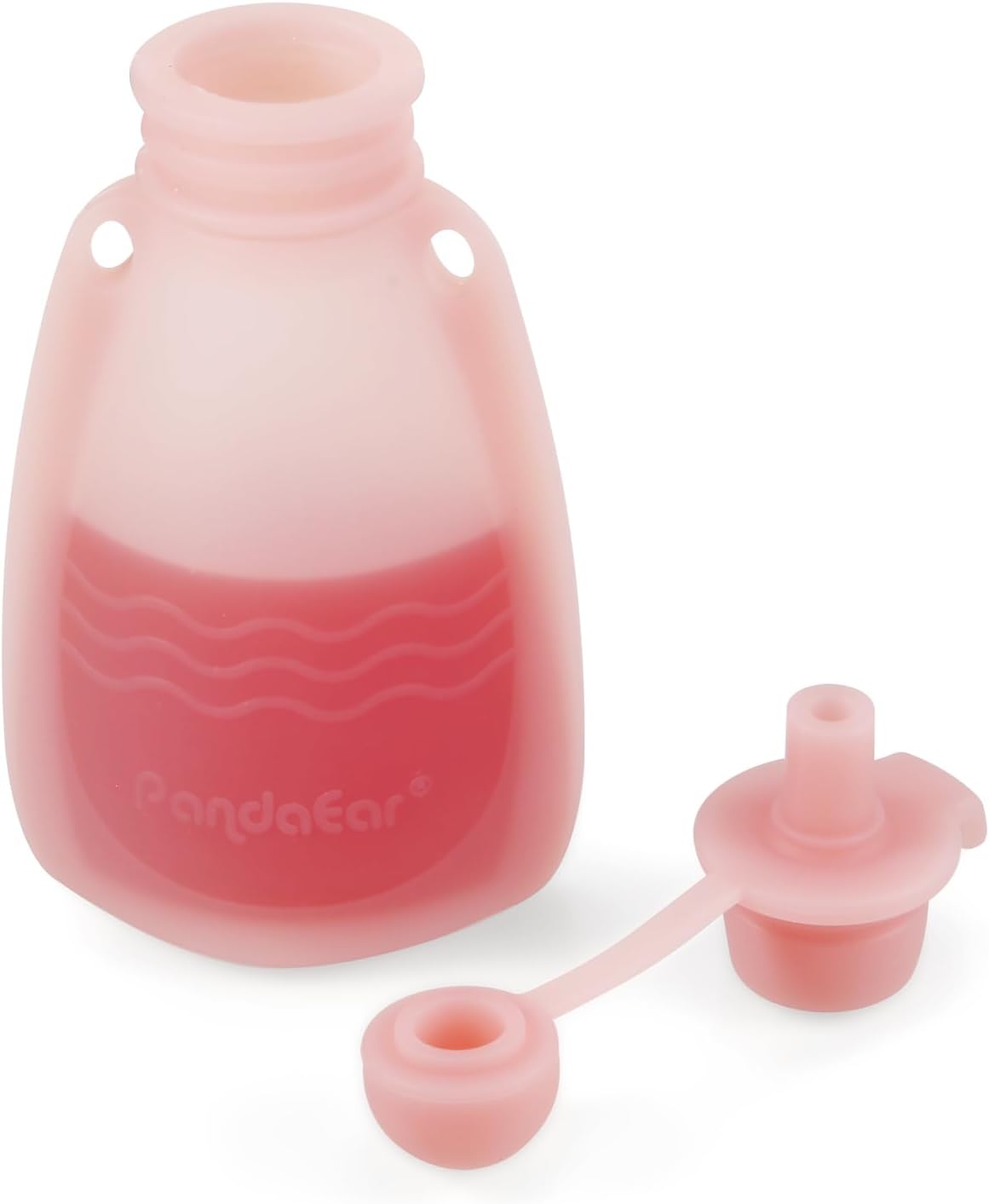 7 Pack Silicone Baby Food Pouches, Reusable Squeeze Pouches