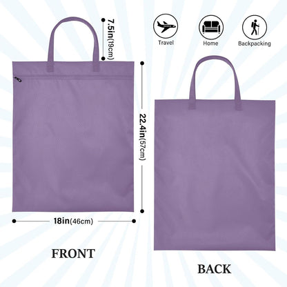 Sky Blue 2 Pack Waterproof Travel Laundry Bag Washable Dirty Clothes Organizer Storage Bag with Handle Zipper for Swimming Pool Beach Camping