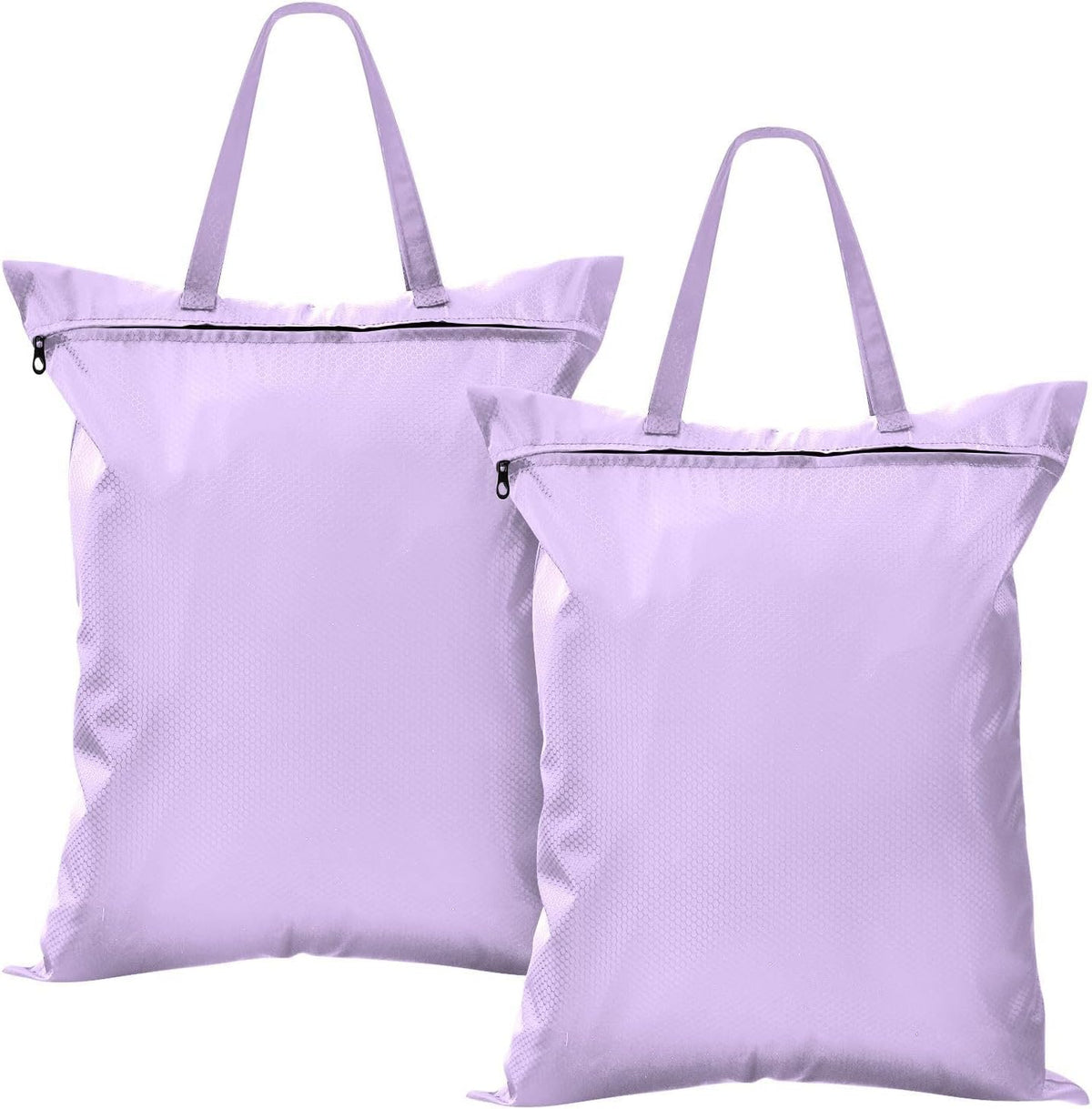 Sky Blue 2 Pack Waterproof Travel Laundry Bag Washable Dirty Clothes Organizer Storage Bag with Handle Zipper for Swimming Pool Beach Camping