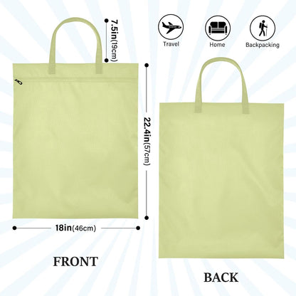 Sky Blue 2 Pack Waterproof Travel Laundry Bag Washable Dirty Clothes Organizer Storage Bag with Handle Zipper for Swimming Pool Beach Camping