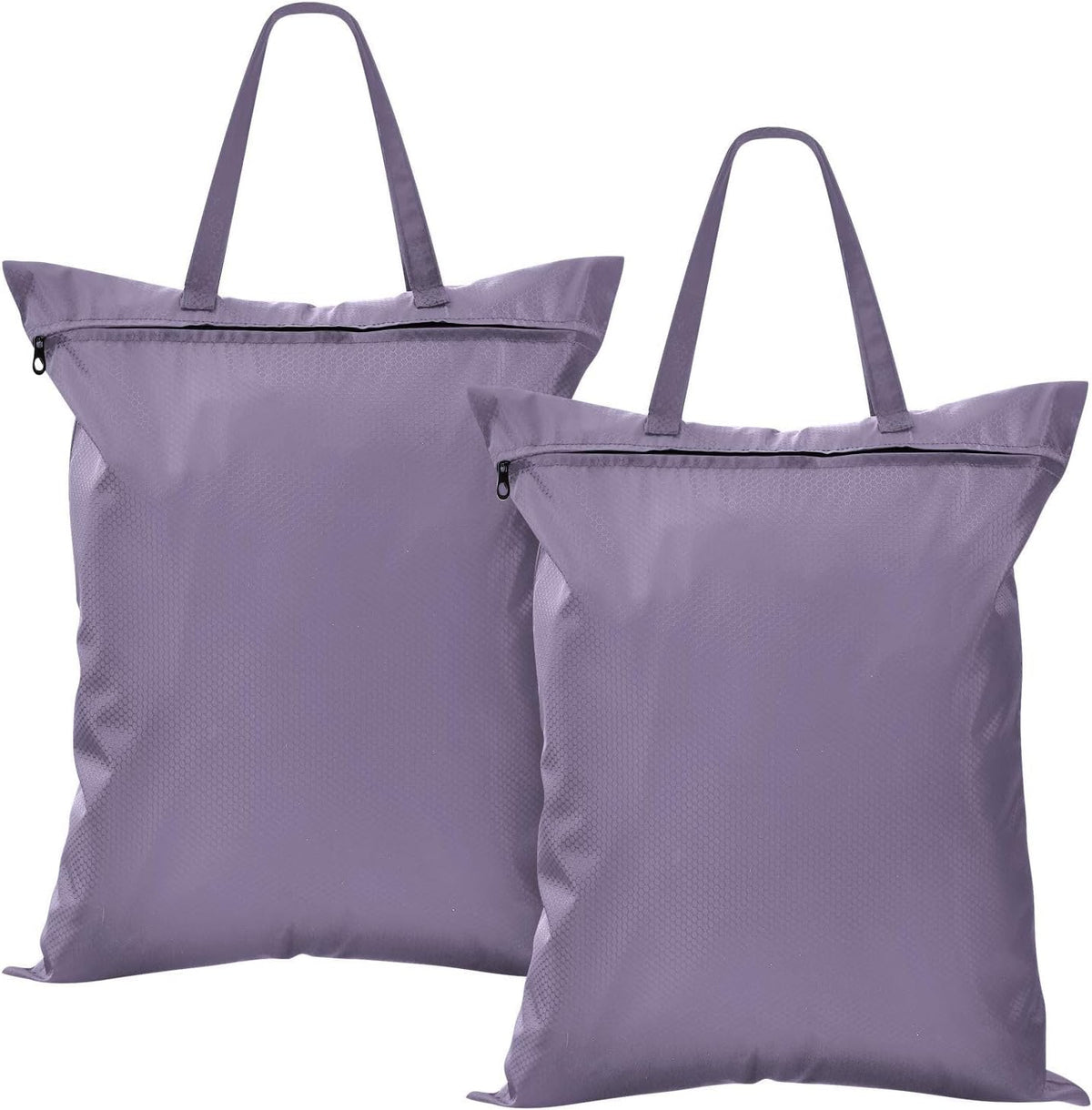 Sky Blue 2 Pack Waterproof Travel Laundry Bag Washable Dirty Clothes Organizer Storage Bag with Handle Zipper for Swimming Pool Beach Camping