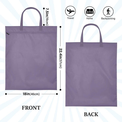 Sky Blue 2 Pack Waterproof Travel Laundry Bag Washable Dirty Clothes Organizer Storage Bag with Handle Zipper for Swimming Pool Beach Camping