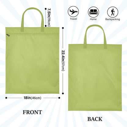 Sky Blue 2 Pack Waterproof Travel Laundry Bag Washable Dirty Clothes Organizer Storage Bag with Handle Zipper for Swimming Pool Beach Camping