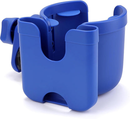 Stroller Cup Holder with Phone Holder, Bike Cup Holder, Universal Cup Holder for Uppababy Nuna Strollers, 2-in-1 Drinks Holder for Walker, Wheelchair, Scooter - Colors A